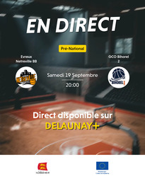 Visuel de l'événement Evreux Netreville BB / GCO Bihorel 2