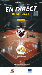 Visuel de l'événement ASPTT CAEN 1 / Cabourg Basket 
