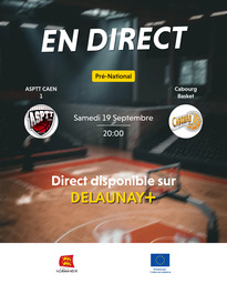 Visuel de l'événement ASPTT CAEN 1 / Cabourg Basket 