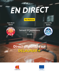 Visuel de l'événement Caen Nord Basket / Herouville Basket