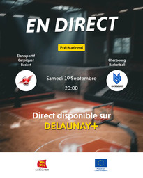 Visuel de l'événement Élan sportif Carpiquet Basket / Cherbourg Basketball