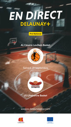 Visuel de l'événement AL Césaire Levillain Basket / US Lillebonne Basket