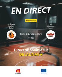 Visuel de l'événement AL Césaire Levillain Basket / US Lillebonne Basket