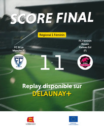 Visuel de l'événement FC St Lo Manche (F) / FC Féminin Rouen Plateau Est (F)