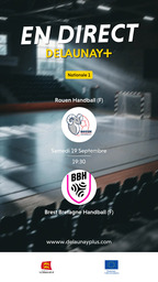 Visuel de l'événement Rouen Handball (F) / Brest Bretagne Handball (F)