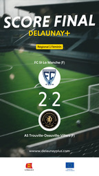 Visuel de l'événement FC St Lo Manche (F) / AS Trouville-Deauville-Villers (F)