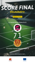 Visuel de l'événement FC Féminin Rouen Plateau Est (F) / Olympique-Havrais Tréfileries-Neiges (F)