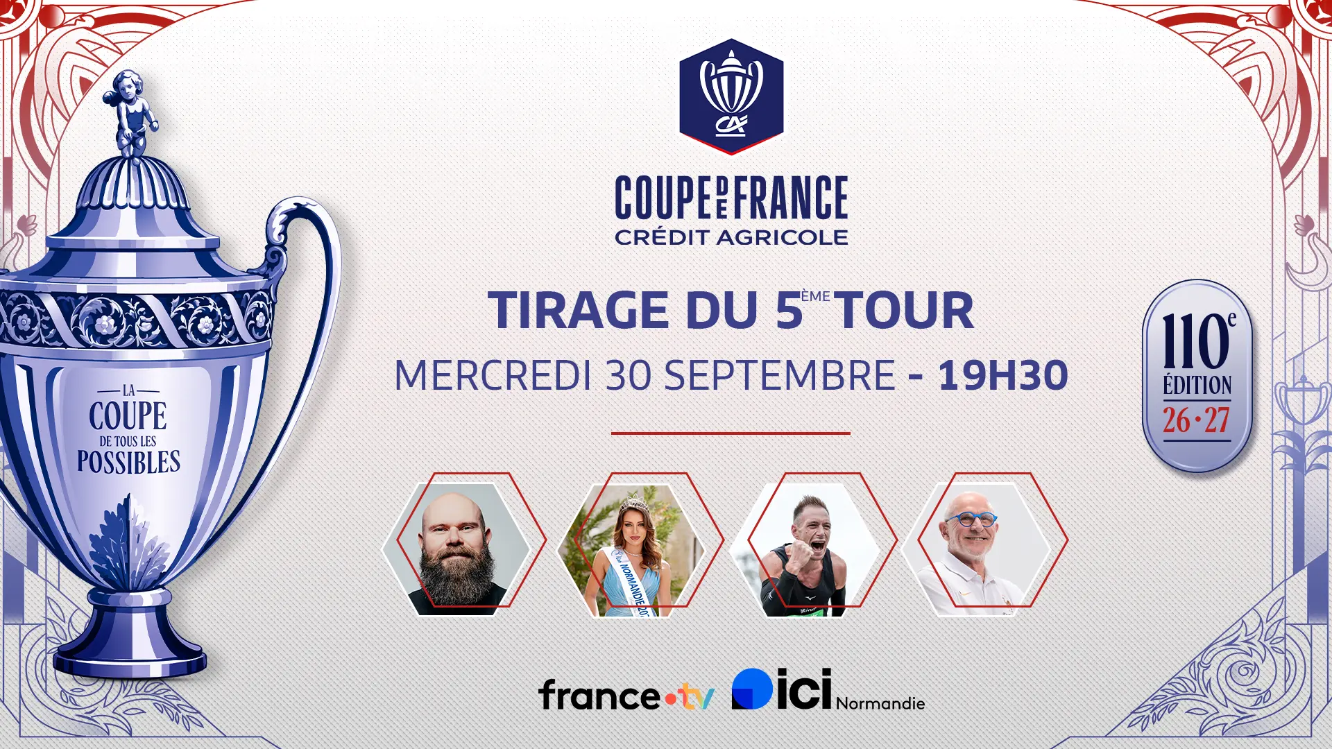 Coupe de France : le tirage du 5e tour se dévoile ce mercredi en Normandie