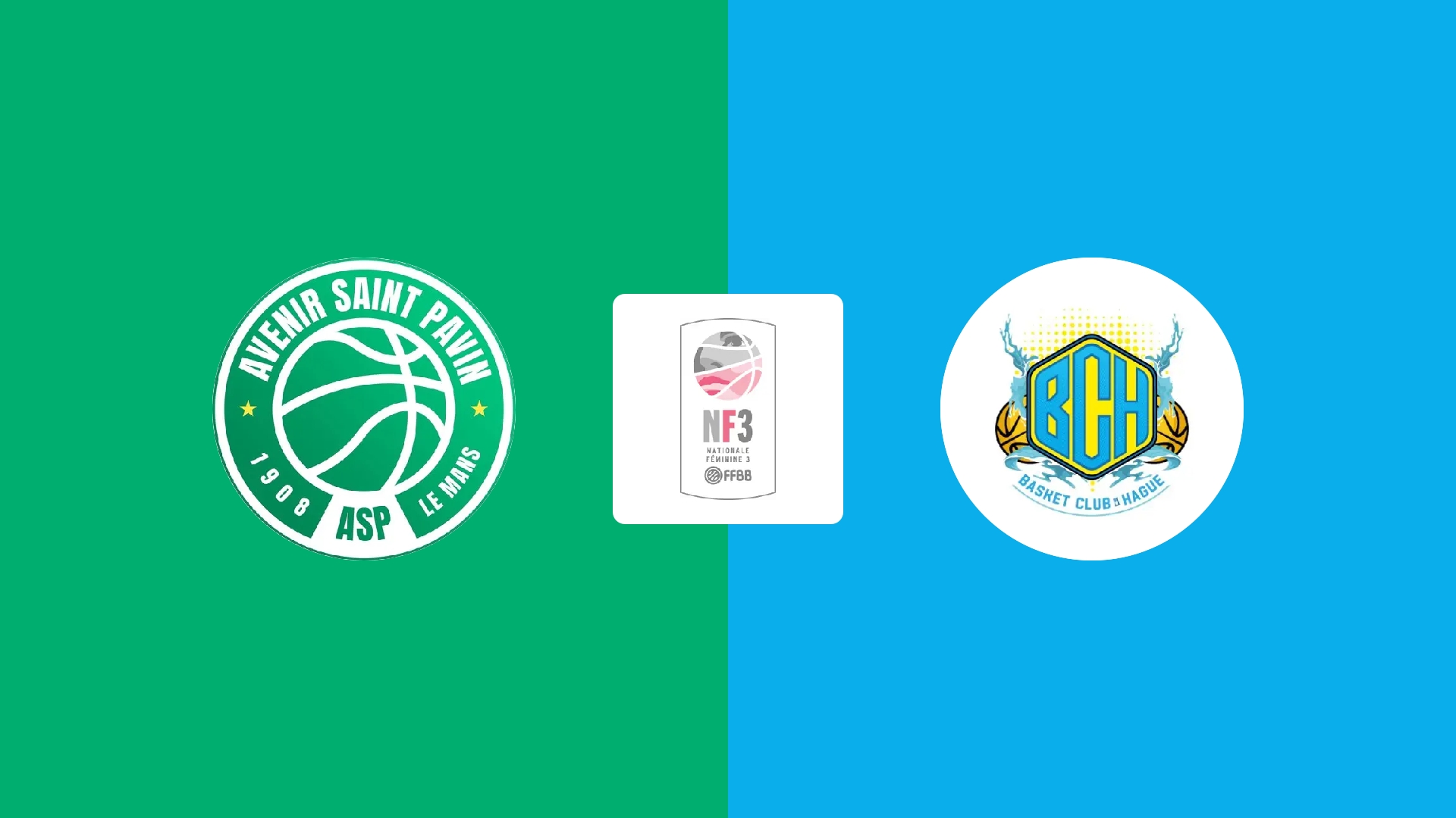 Avenir Saint Pavin Le Mans (F) / Basket Club de la Hague 1 (F)